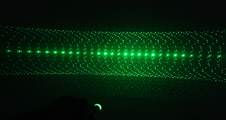 50MW Kaleidoscope GREEN LASER WITH FIVE HEADS